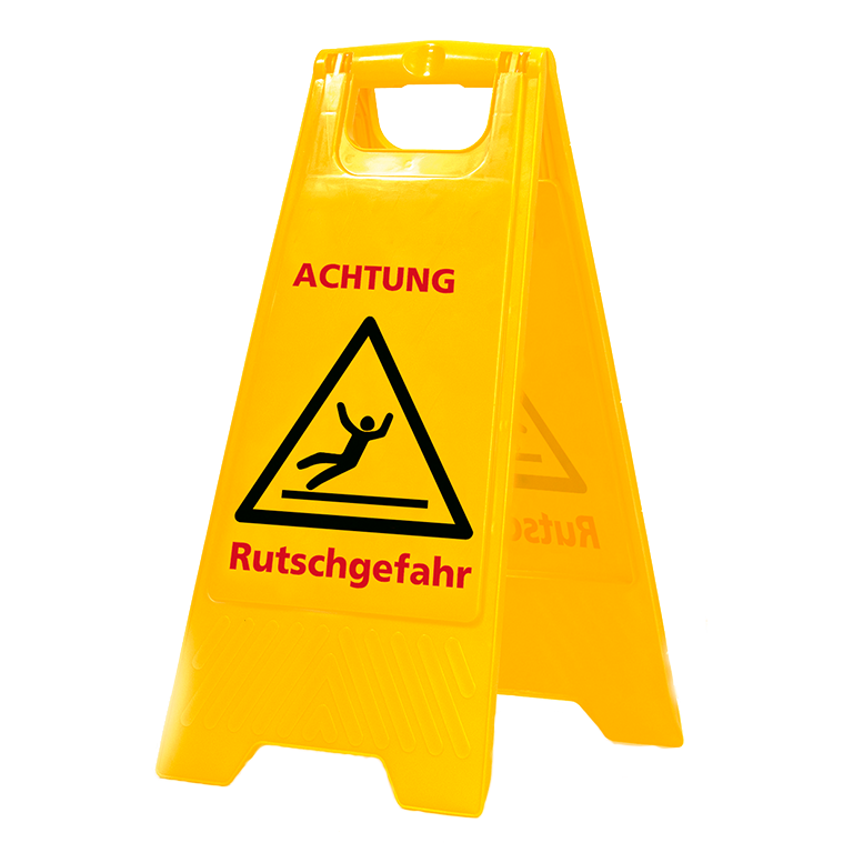 Warnschild Rutschgefahr